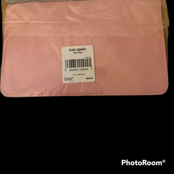 Kate Spade Pink New Work Wristlet. - Picture 2 of 3